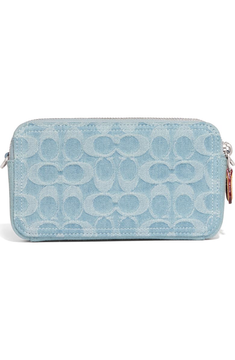 COACH Kira Signature Washed Denim Crossbody Bag, Alternate, color,