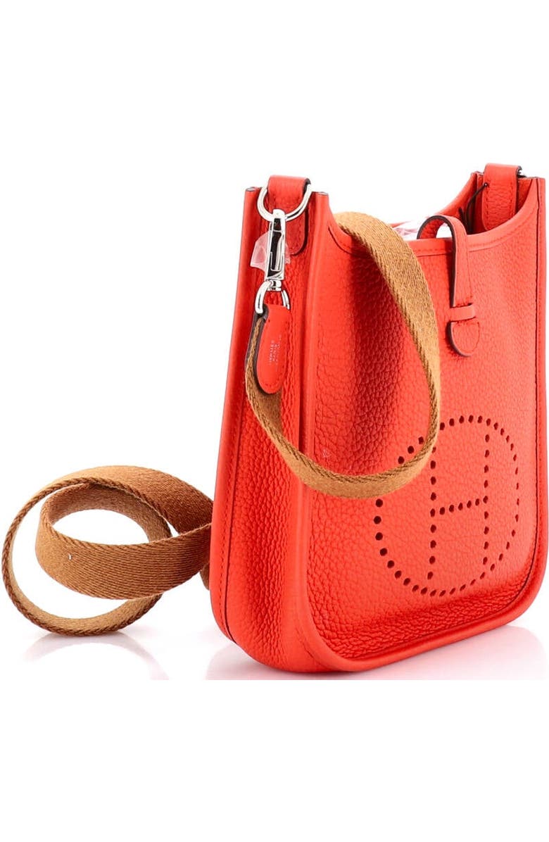 Pre-Owned Hermes Evelyne Bag Gen III Clemence TPM, Alternate, color, Capucine