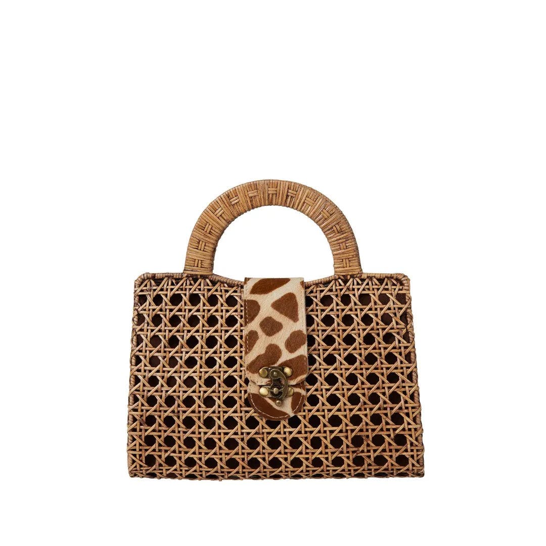 Sarah Stewart The Harper Handbag, Alternate, color, Giraffe