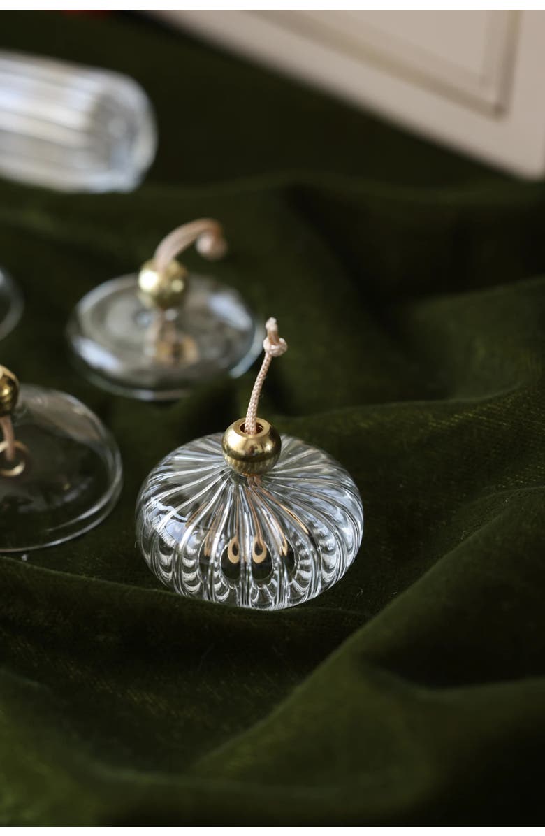 Fleck Bon Ornaments - Set of 4, Alternate, color, Clear