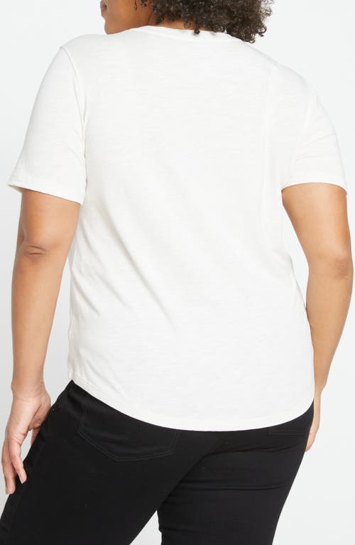 Universal Standard Light As Air V-rex T-shirt In Vapor