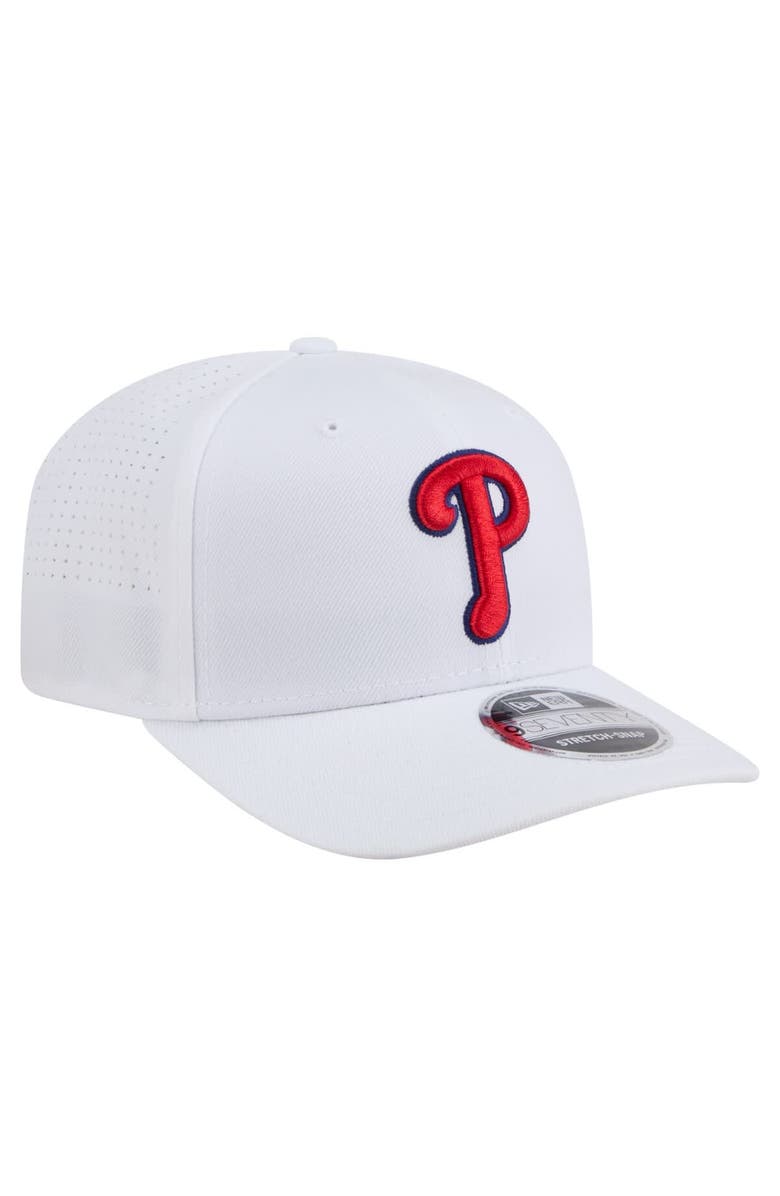 New Era Men's New Era White Philadelphia Phillies COOLERA 9SEVENTY Adjustable Hat, Alternate, color, White