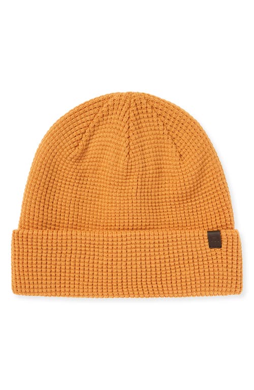 Travismathew Cloud Waffle Beanie In Orange