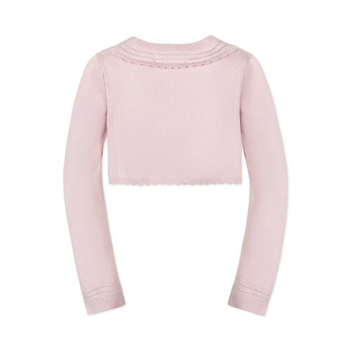 HOPE & HENRY HOPE & HENRY GIRLS' ORGANIC CROPPED SPECIAL CARDIGAN, KIDS 