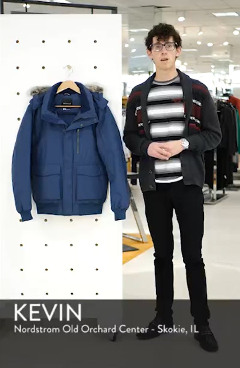 Stonehaven Waterproof 700 Fill Power Down Jacket with Faux Fur Trim, sales video thumbnail