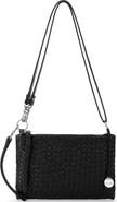 The Sak Vita Hand Woven Leather Crossbody Wristlet