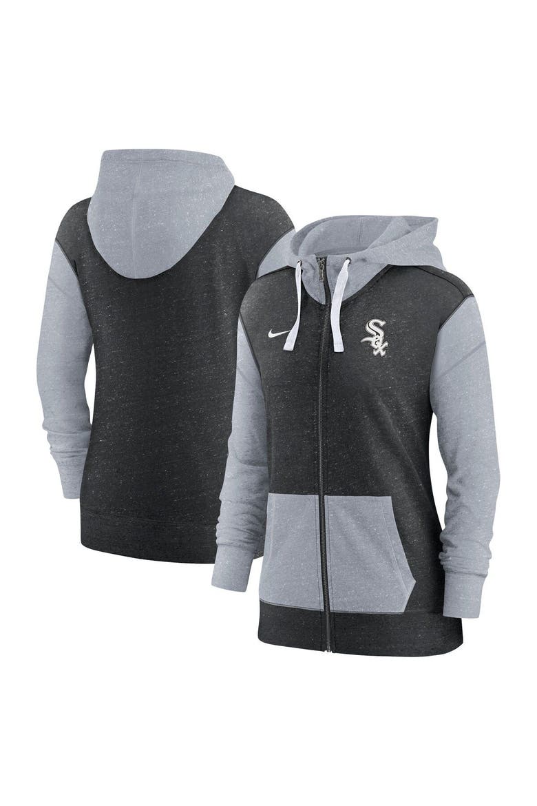 Women's Nike Black Chicago White Sox Full-Zip Hoodie, Main, color, Black