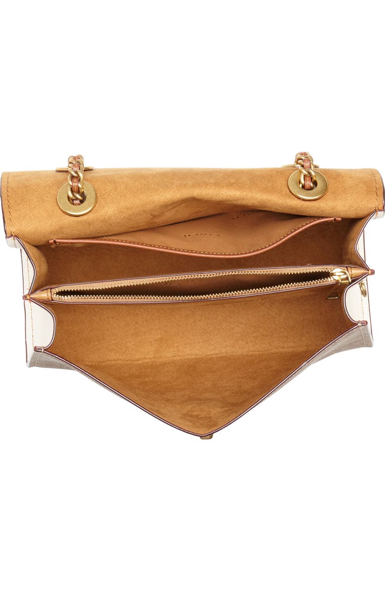 COACH Parker Leather & Canvas Shoulder Bag, Alternate, color,