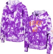 New Era Women's New Era Purple Phoenix Suns Brushed Cotton Tie-Dye Pullover Hoodie