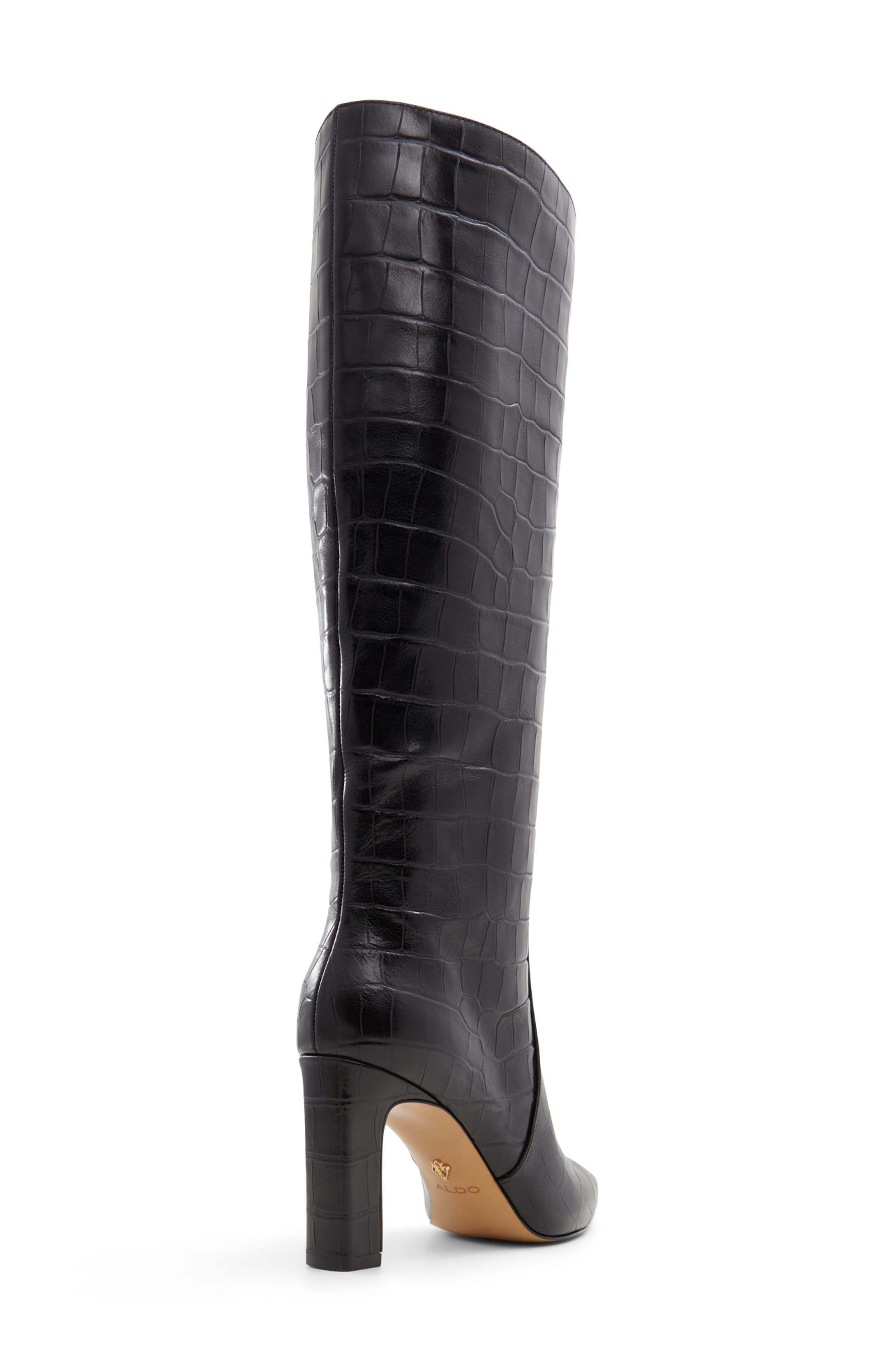 ALDO Cadigoder Pointed Toe Knee High Boot, Alternate, color, 