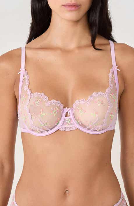Etam Reveuse Embroidered Underwire Spacer Bra