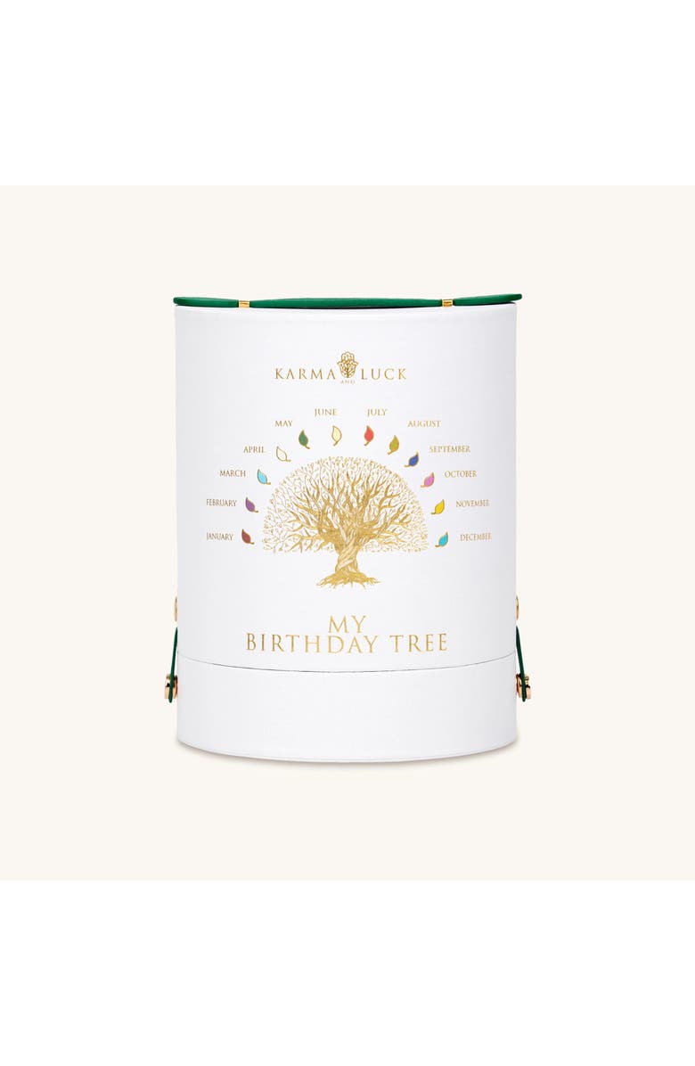 Karma and Luck Soulful Existence Turquoise December Birthday Tree, Alternate, color, Turquoise