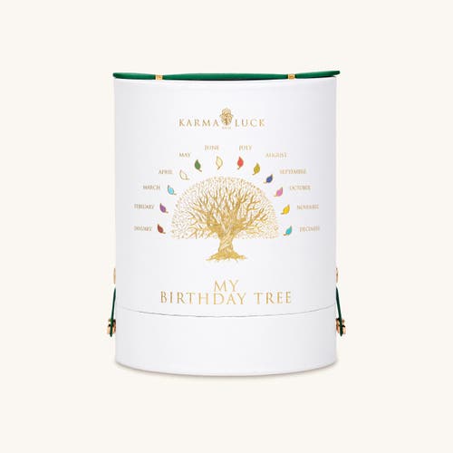 Karma And Luck Courageous Heart Ruby July Birthday Tree In Red