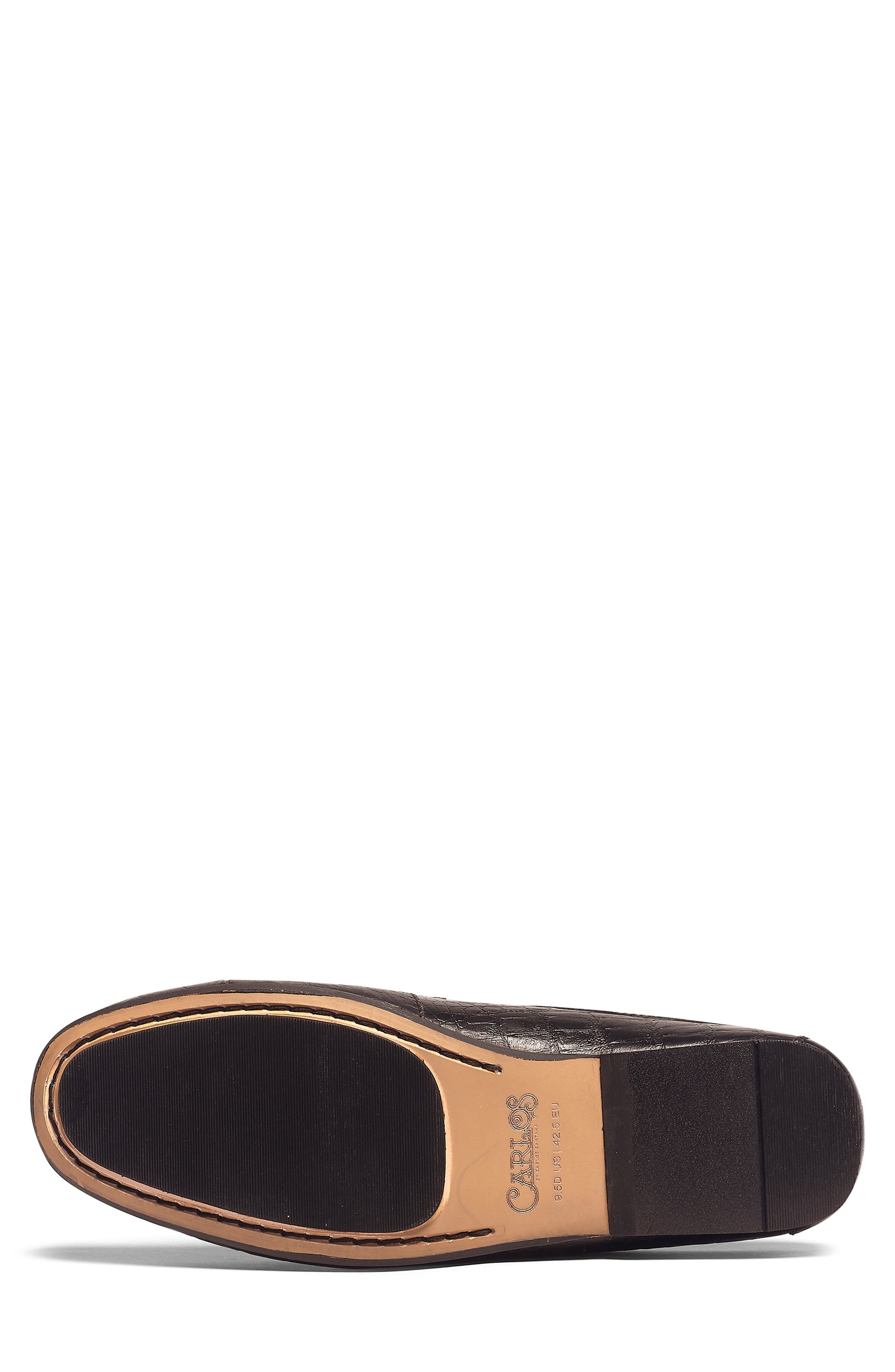 CARLOS SANTANA Cronos Alli Croc Embossed Mule, Alternate, color, Black