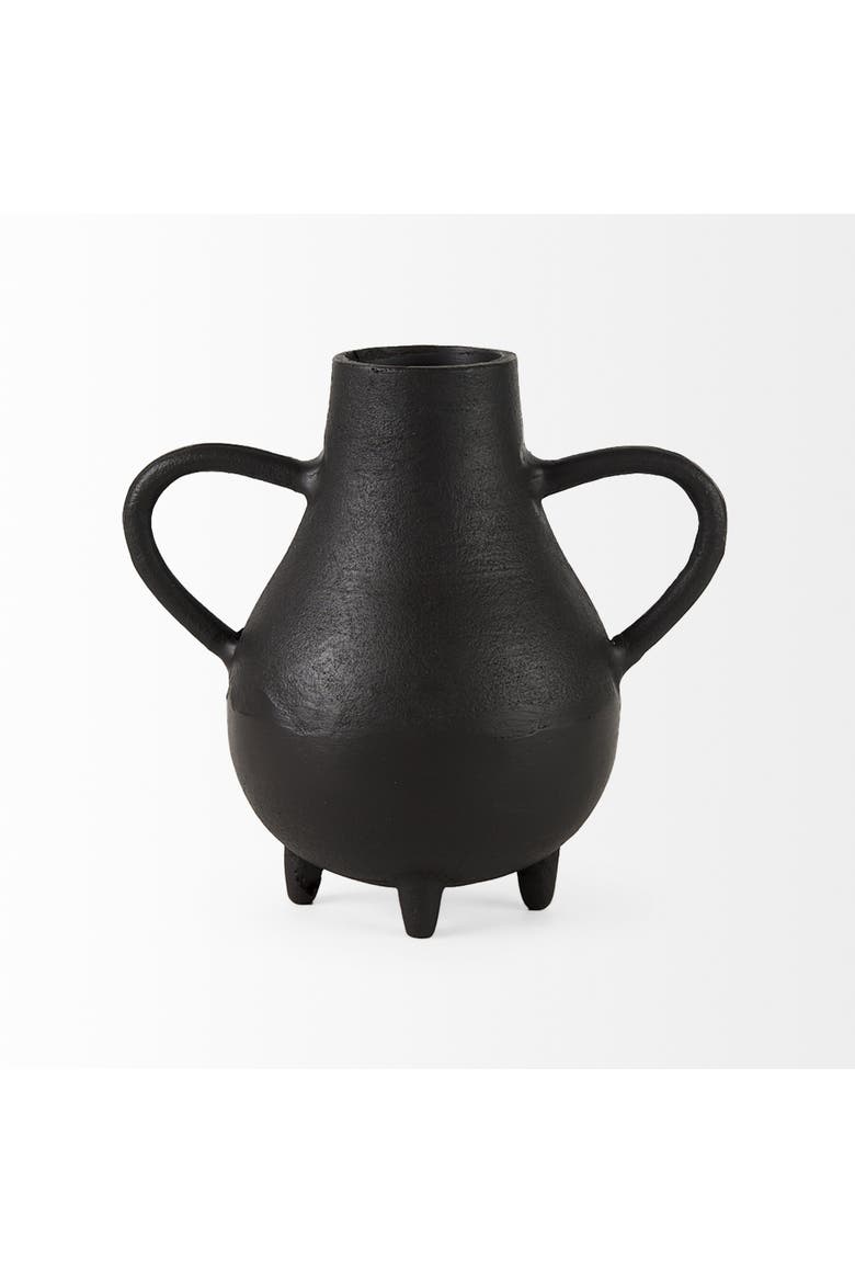 Cyrus Vase Decorative Object, Alternate, color, Black