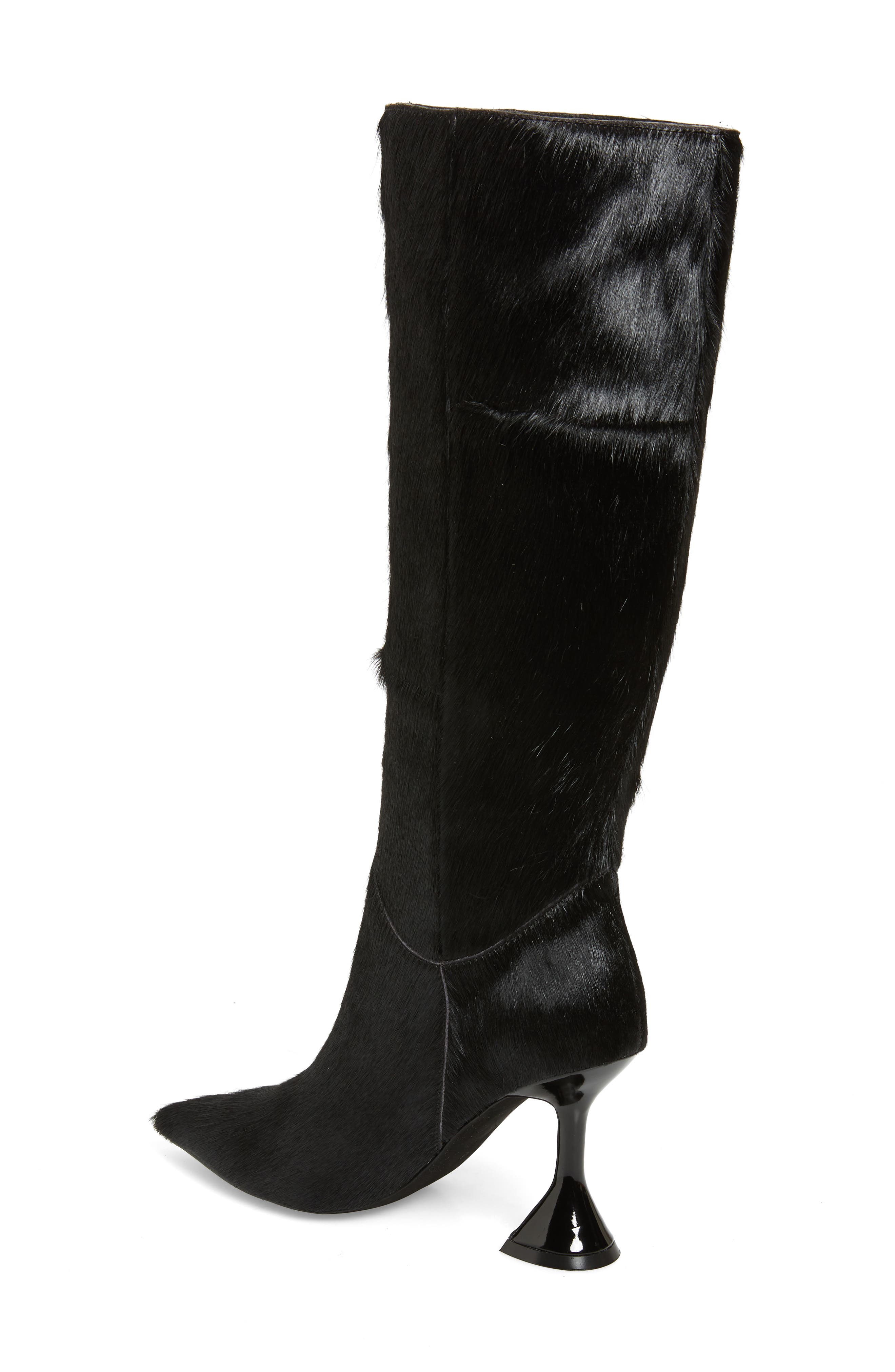 Jeffrey Campbell Entity Genuine Calf Hair Knee High Boot, Alternate, color, 