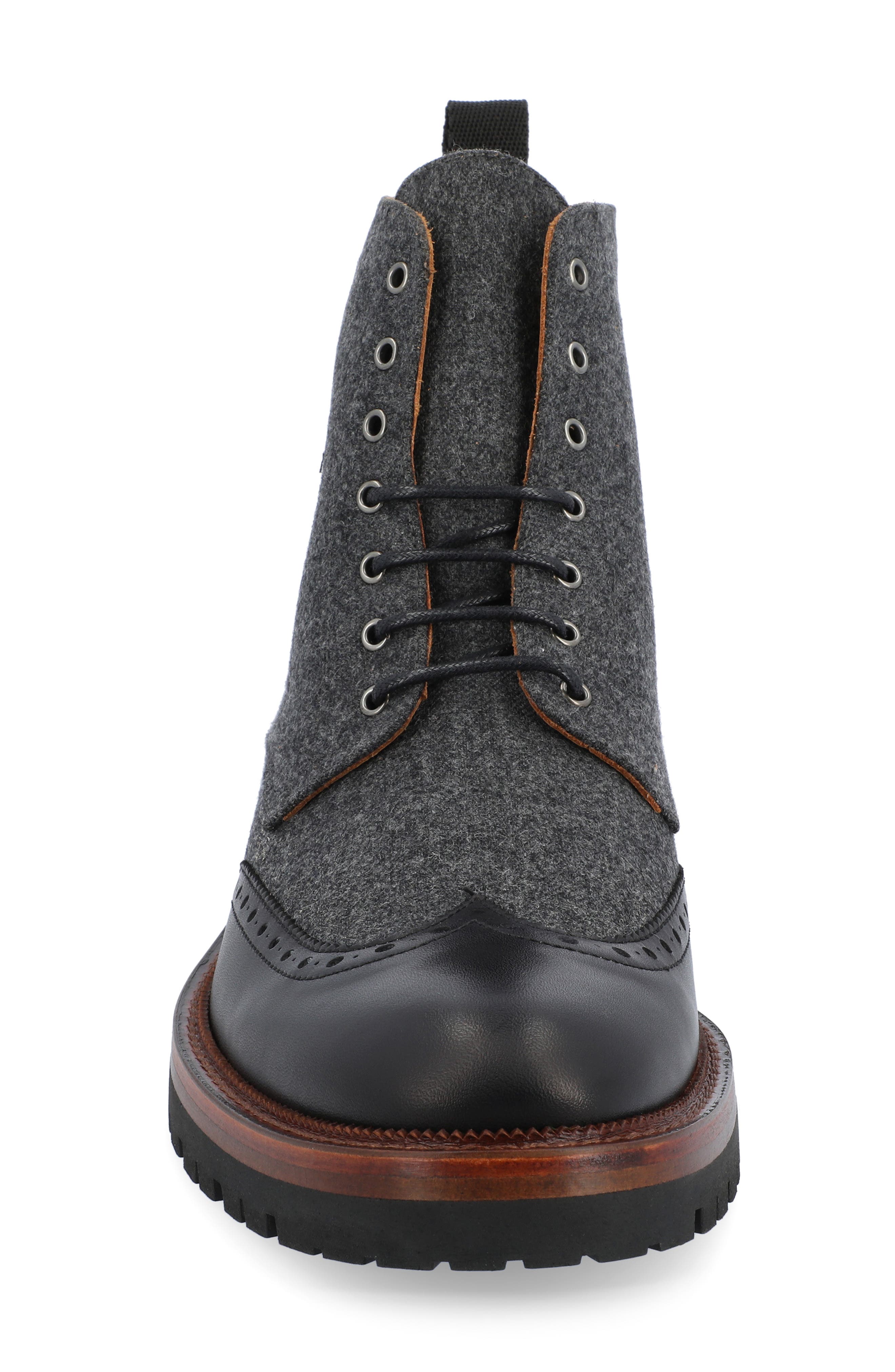 TAFT Livingston Wingtip Oxford Boot, Alternate, color, 