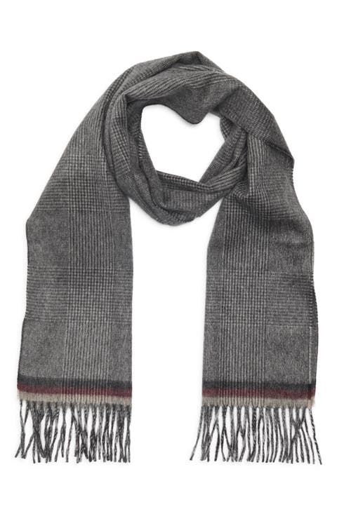 Plaid Cashmere Scarf
