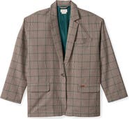 Brixton Axl Oversize Plaid Blazer