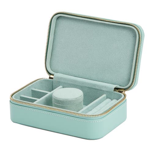 Wolf Sophia Travel Zip Case In Green