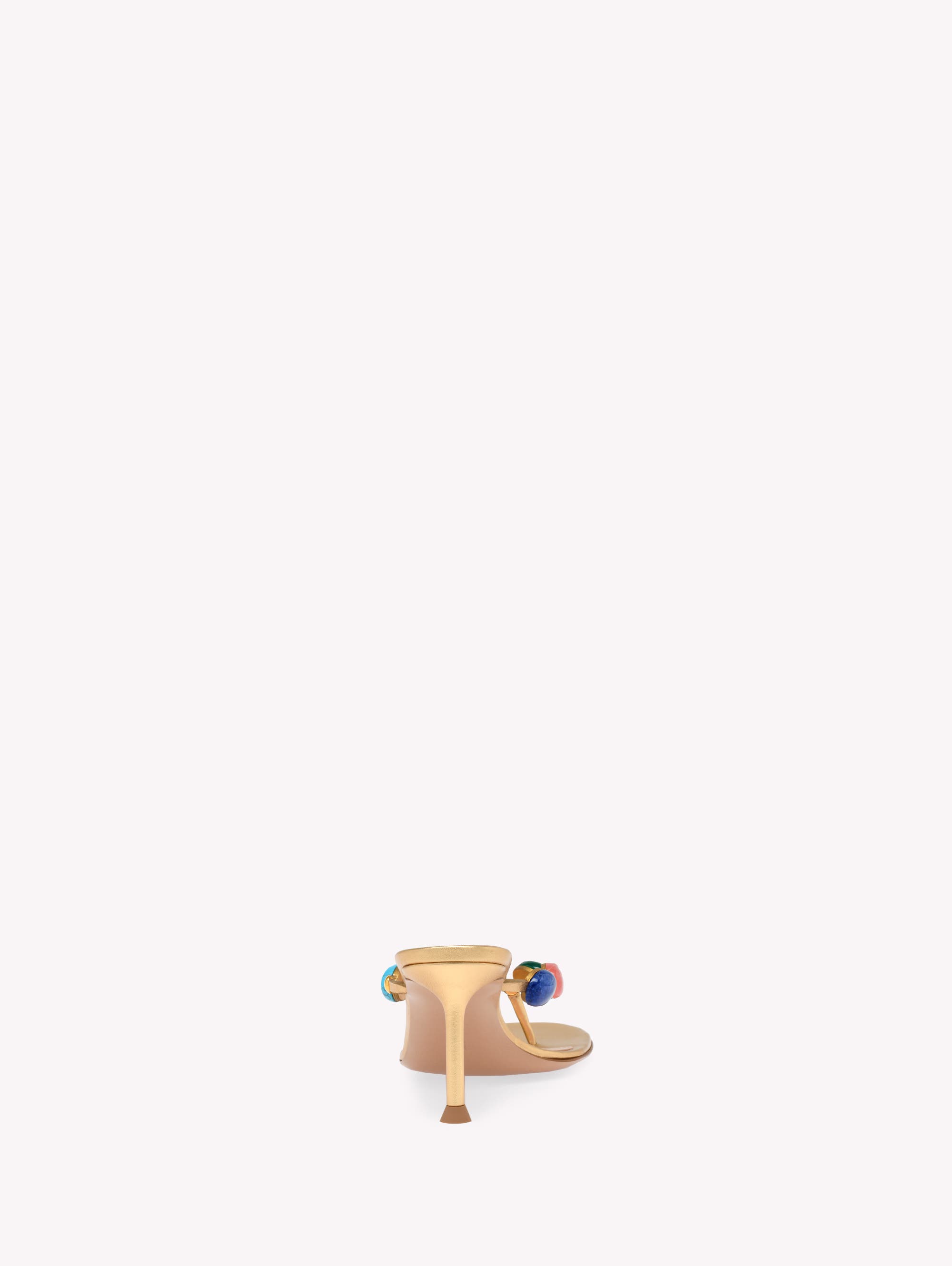 Gianvito Rossi Shanti Thong 70 Sandals, Alternate, color, Metallic Gold