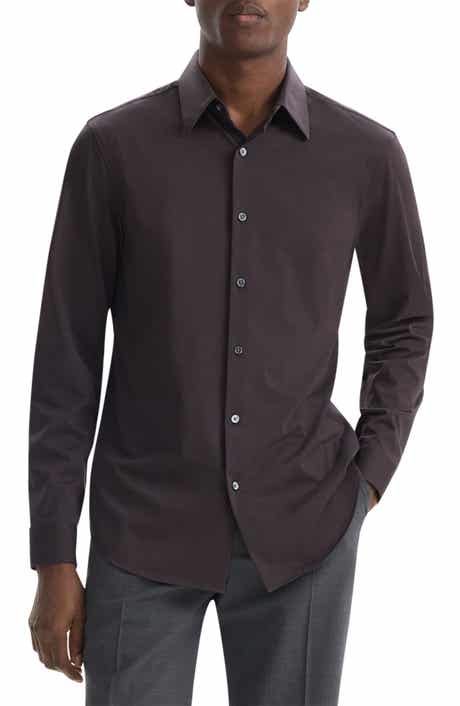 Sylvain ND Structure Knit Button-Up Shirt