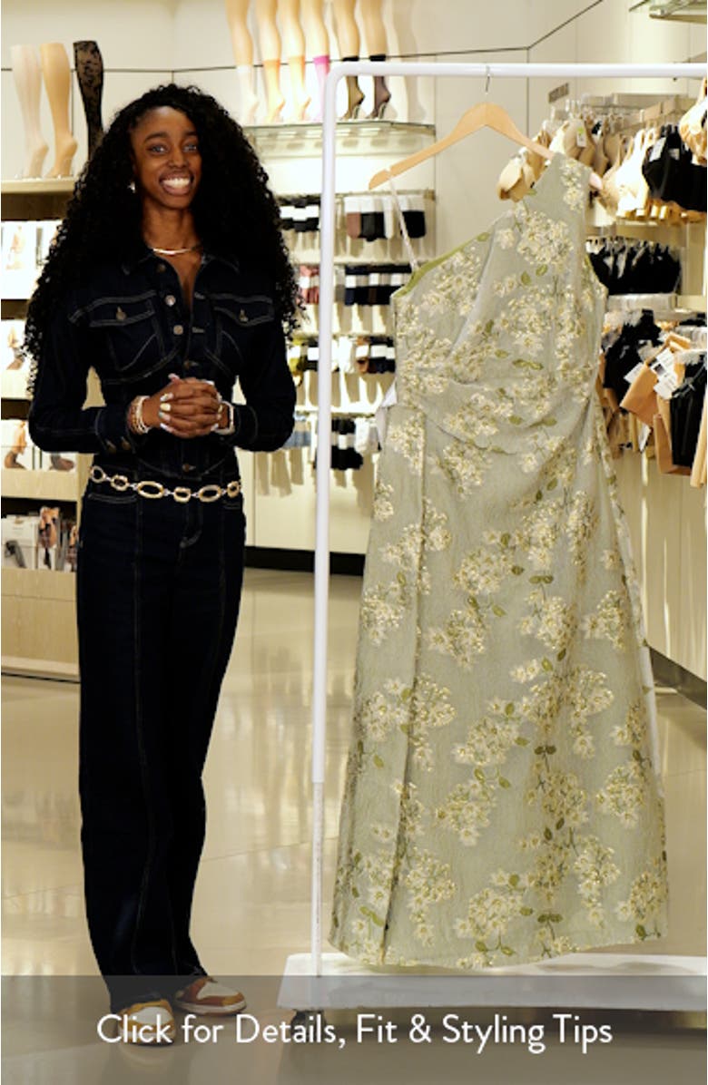 Gretchen One-Shoulder Gown, sales video thumbnail