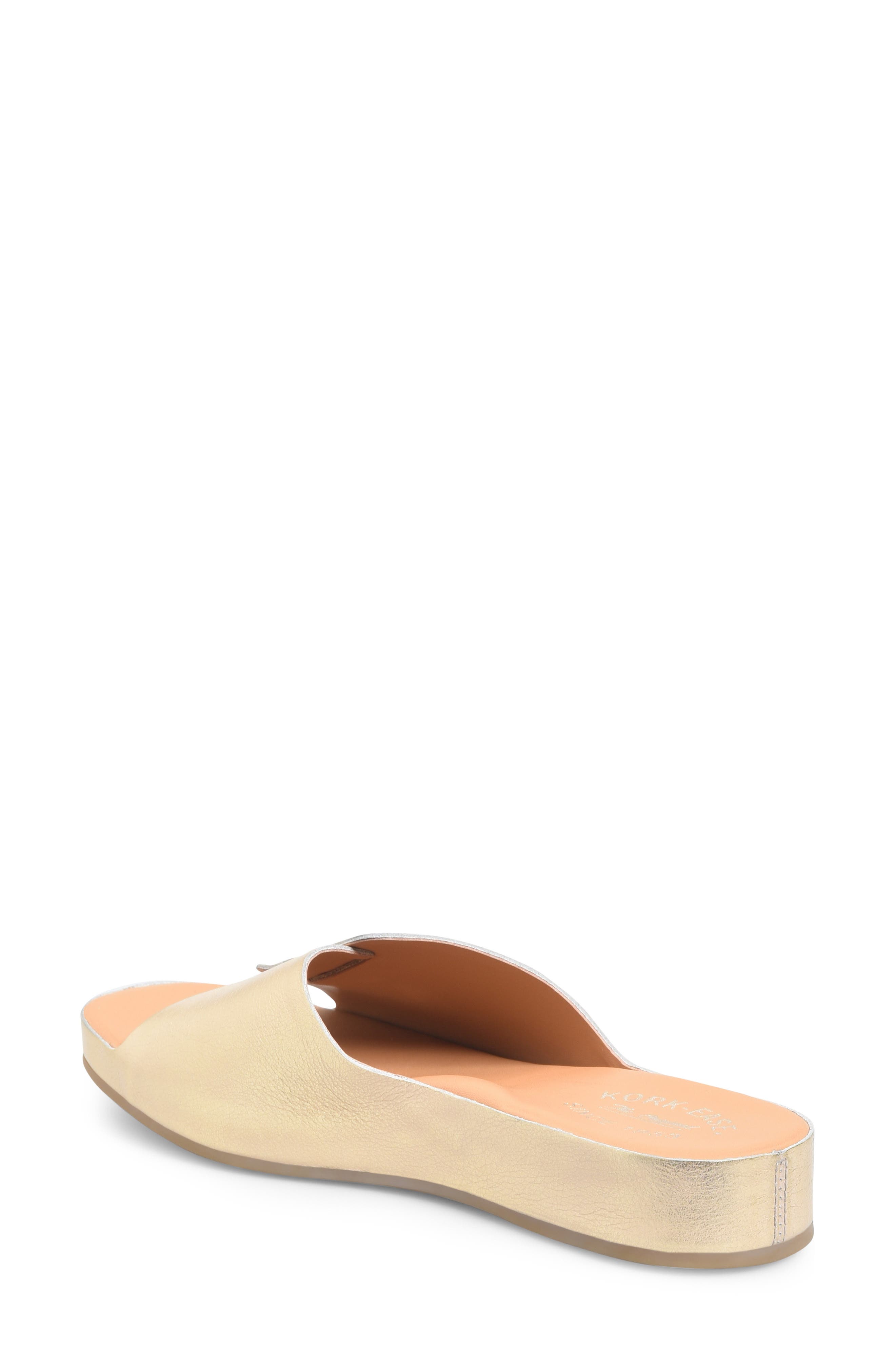 Mesa Slide Sandal, Alternate, color, GOLD METALLIC
