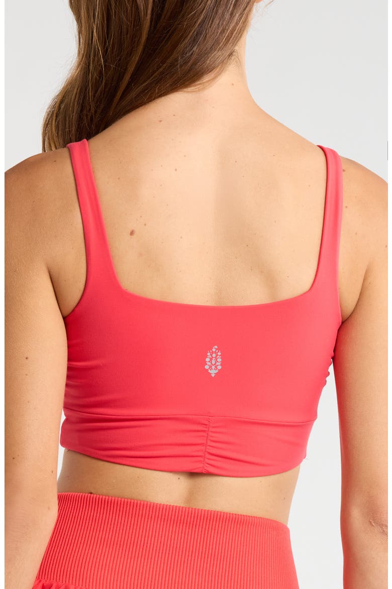 FP Movement Never Better Twist Front Sports Bra, Alternate, color, GRAPEFRUIT