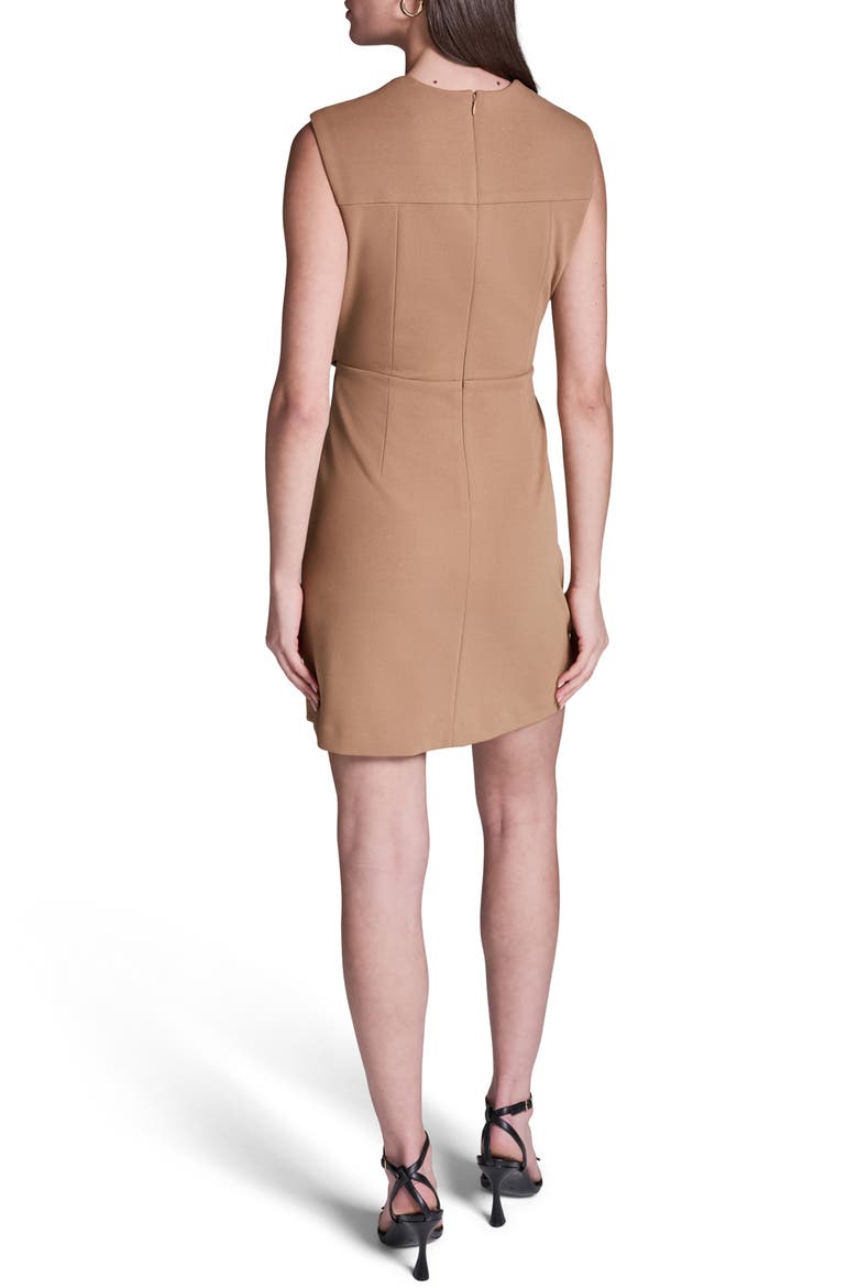 Plry Button-Front Vest Minidress, Alternate, color, CAMEL