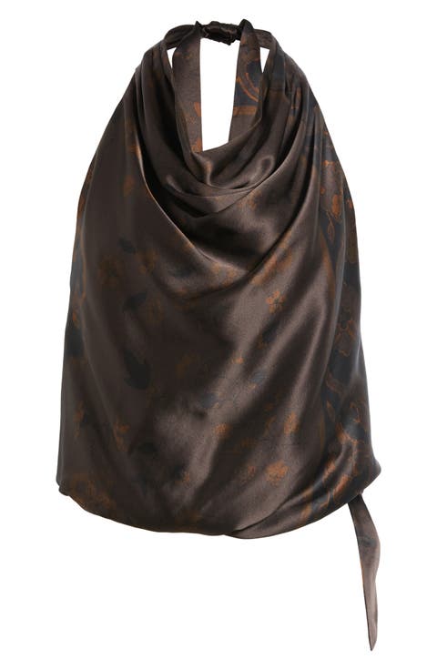 Jony Silk Halter Top