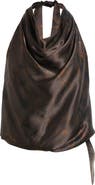 Reformation Jony Silk Halter Top