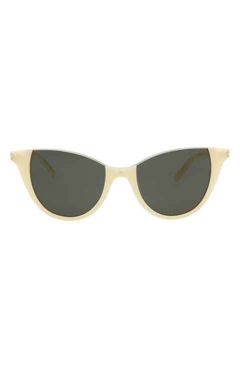 52mm Cat Eye Sunglasses