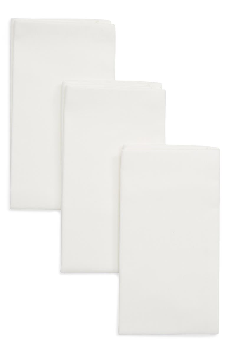 NORDSTROM MEN'S SHOP 3-Pack Cotton Pocket Squares, Main, color, 
