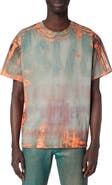 DIESEL® T-Filmy Crewneck Stretch Cotton T-Shirt