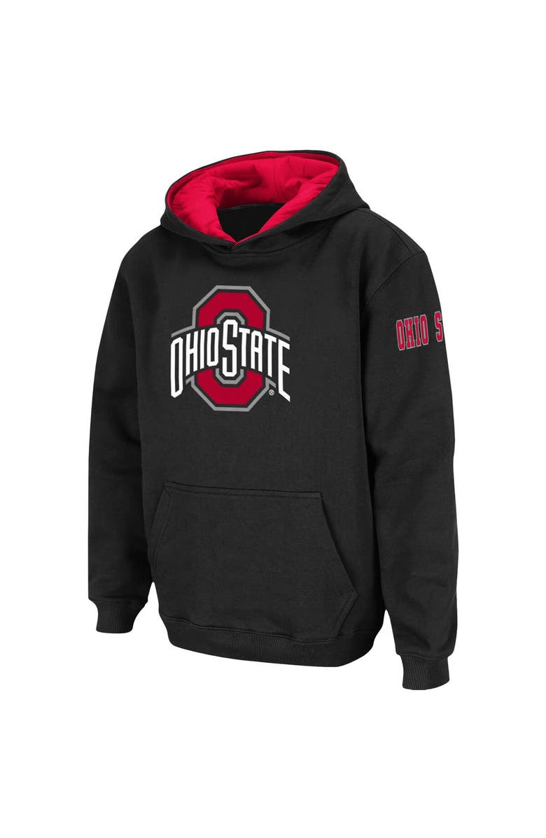 STADIUM ATHLETIC Youth Black Ohio State Buckeyes Big Logo Pullover Hoodie, Alternate, color, Black