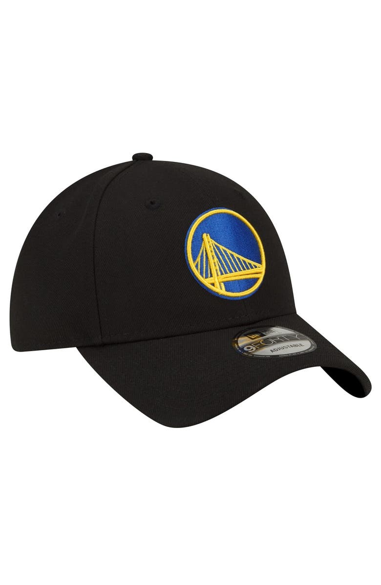 New Era Men's New Era Black Golden State Warriors The League 9FORTY Adjustable Hat, Alternate, color,