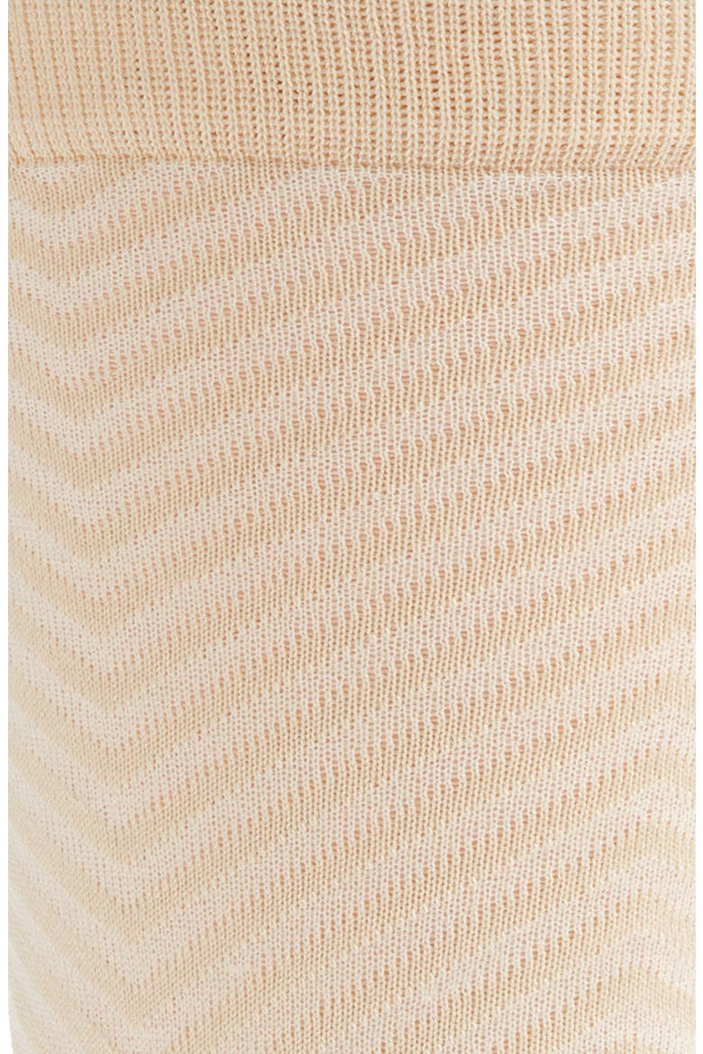 Chevron Crew Socks, Alternate, color, TAN TWINE