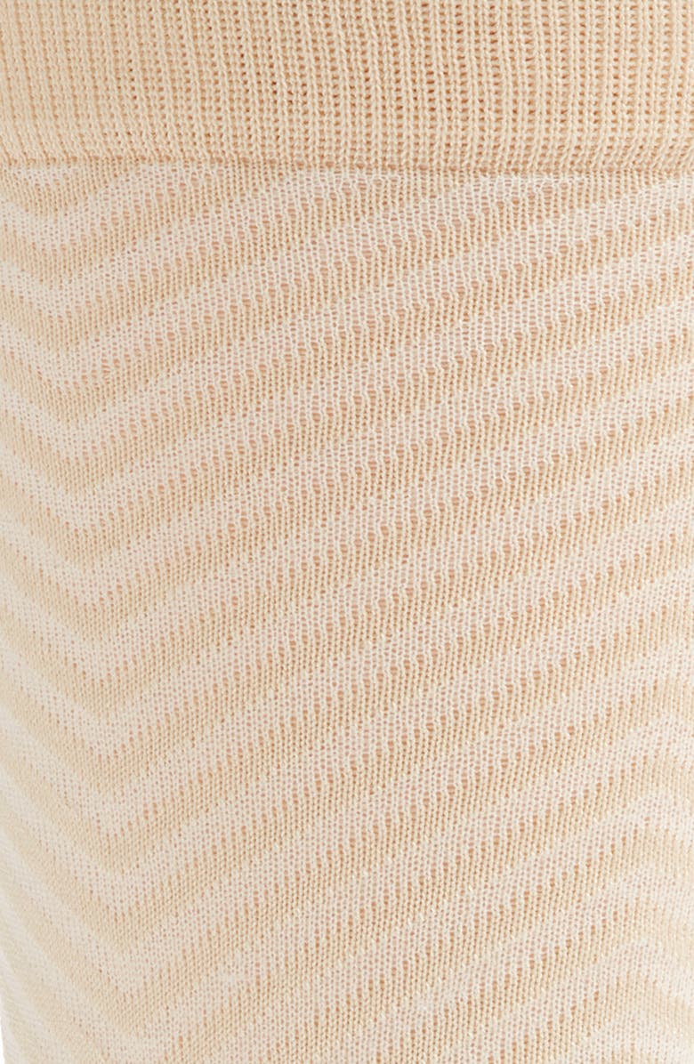 Nordstrom Chevron Crew Socks, Alternate, color, Tan Twine