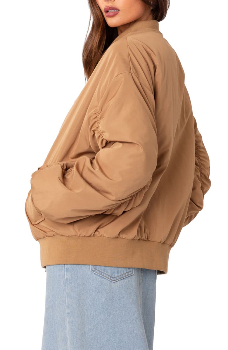 EDIKTED Cala Oversize Bomber Jacket, Alternate, color, 