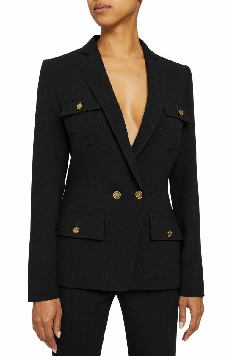 Santorelli VERISA Jacket in Luxury Wool Crepe, Alternate, color,