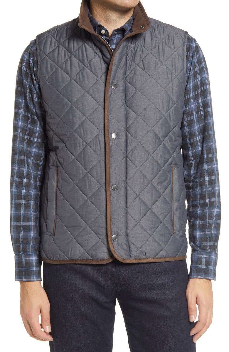 Peter Millar Essex Water Repellent Quilted Traveler Vest, Alternate, color,