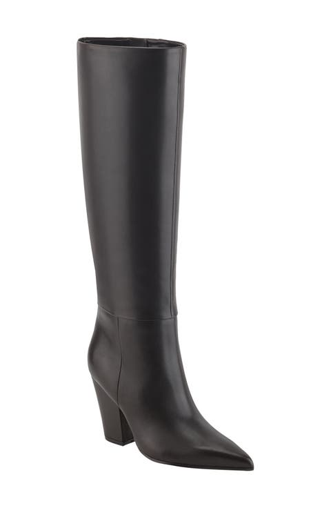 Estella Pointed Toe Knee High Boot (Women)