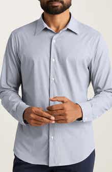 Bonobos Tech Slim Fit Geo Print Performance Button-Up Shirt
