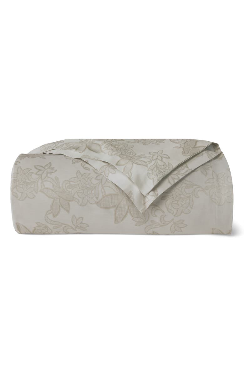 SFERRA Tivoli Sateen Duvet Cover, Main, color, Taupe