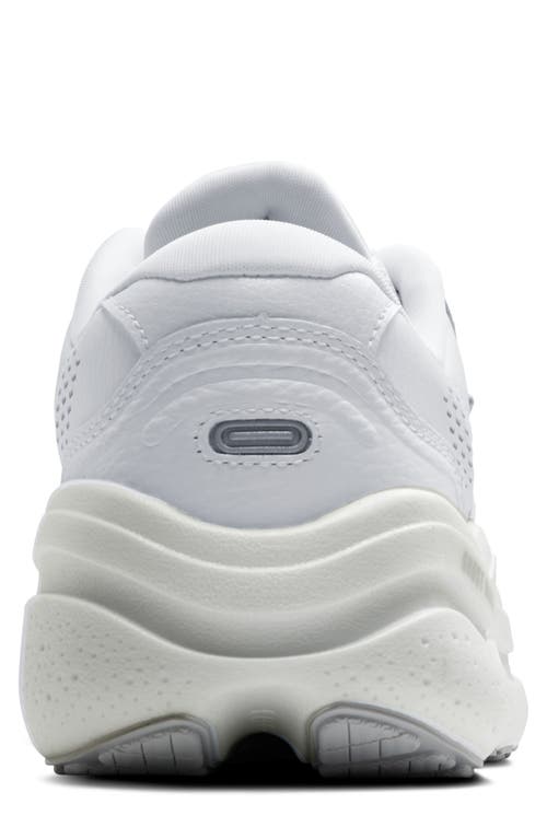 Brooks Ghost Max Sneaker In White/white
