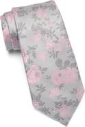 Michael Kors Cassis Floral Satin Tie
