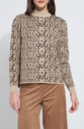 Lysse Declan Mock Neck Jacquard Sweater