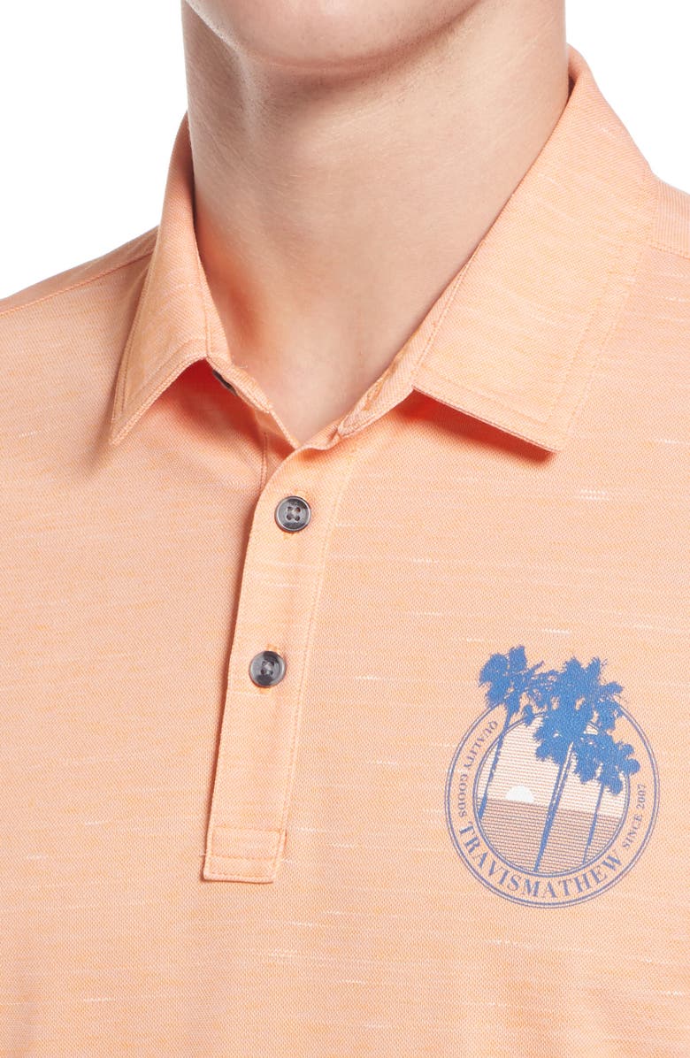 TravisMathew Brogrammer Slub Piqué Polo, Alternate, color, 