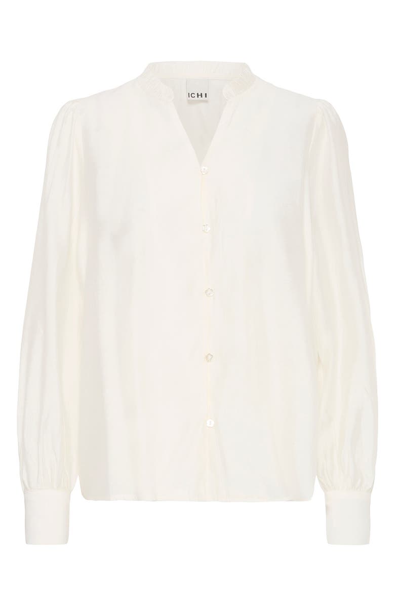 ICHI Ihjula Long Sleeve Button-Up Knit Top, Alternate, color,